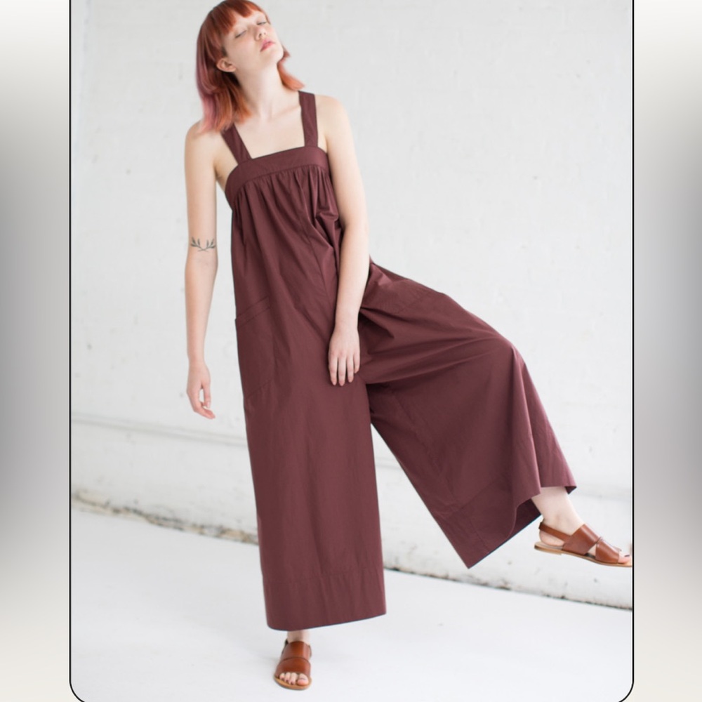 Ulla Johnson Rafaella Jumpsuit in Raisin
